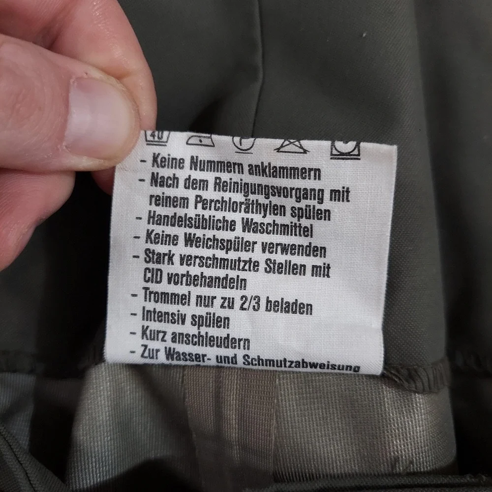 Vintage Gore-Tex Pants Mens 38x28 Green Rain‎ Bib Waterproof Military 1989